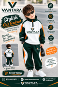 VANTARA Boys’ Premium Track Suit – Green, White & Orange